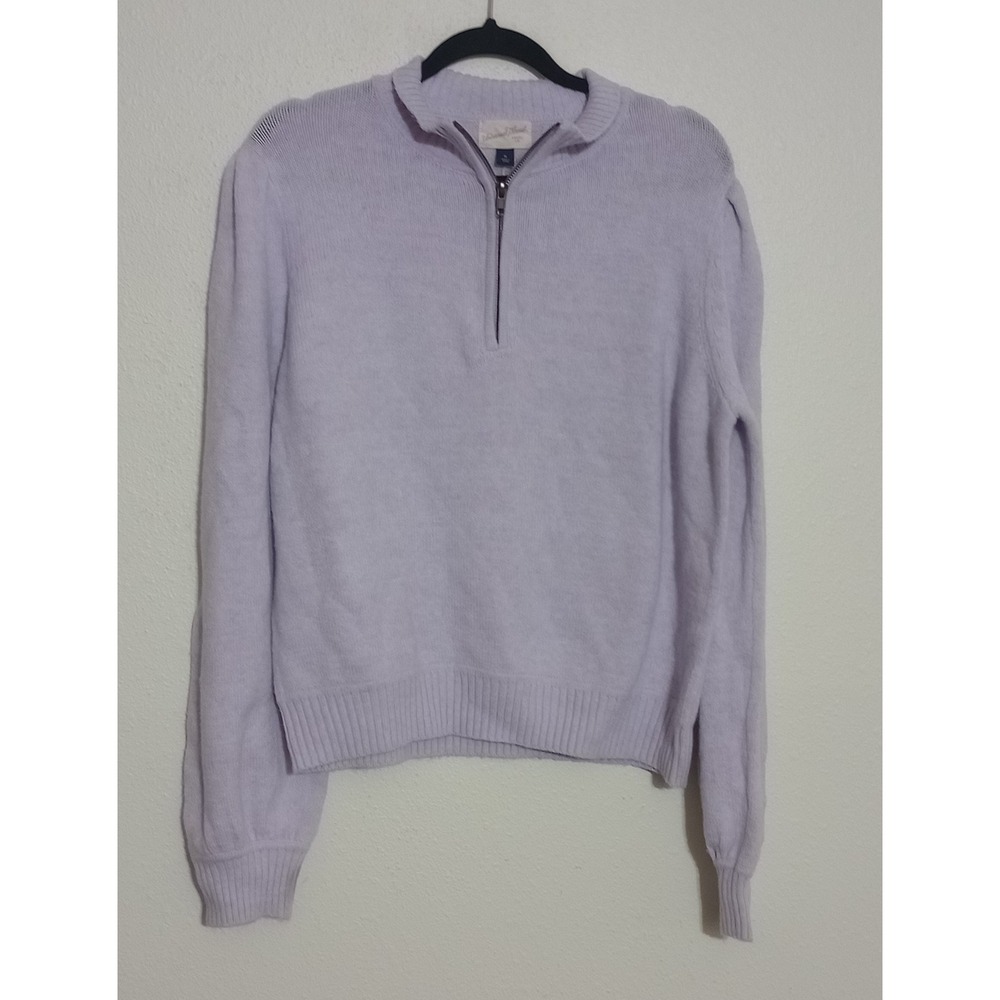 Universal Thread Womens XL Lavender Purple Quarter Zip Pullover Sweater Knit Top